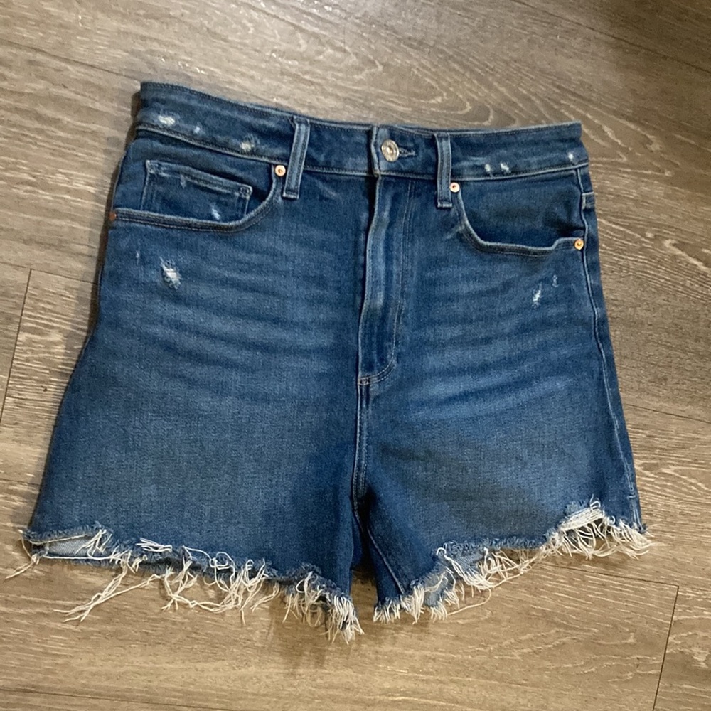 Paige Dani Distressed Denim Shorts 29